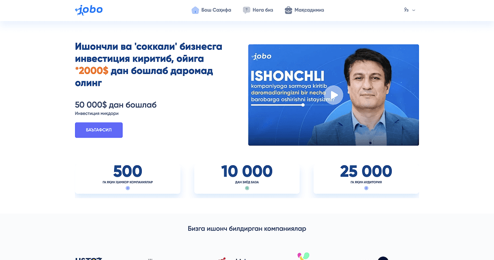 Jobo investor